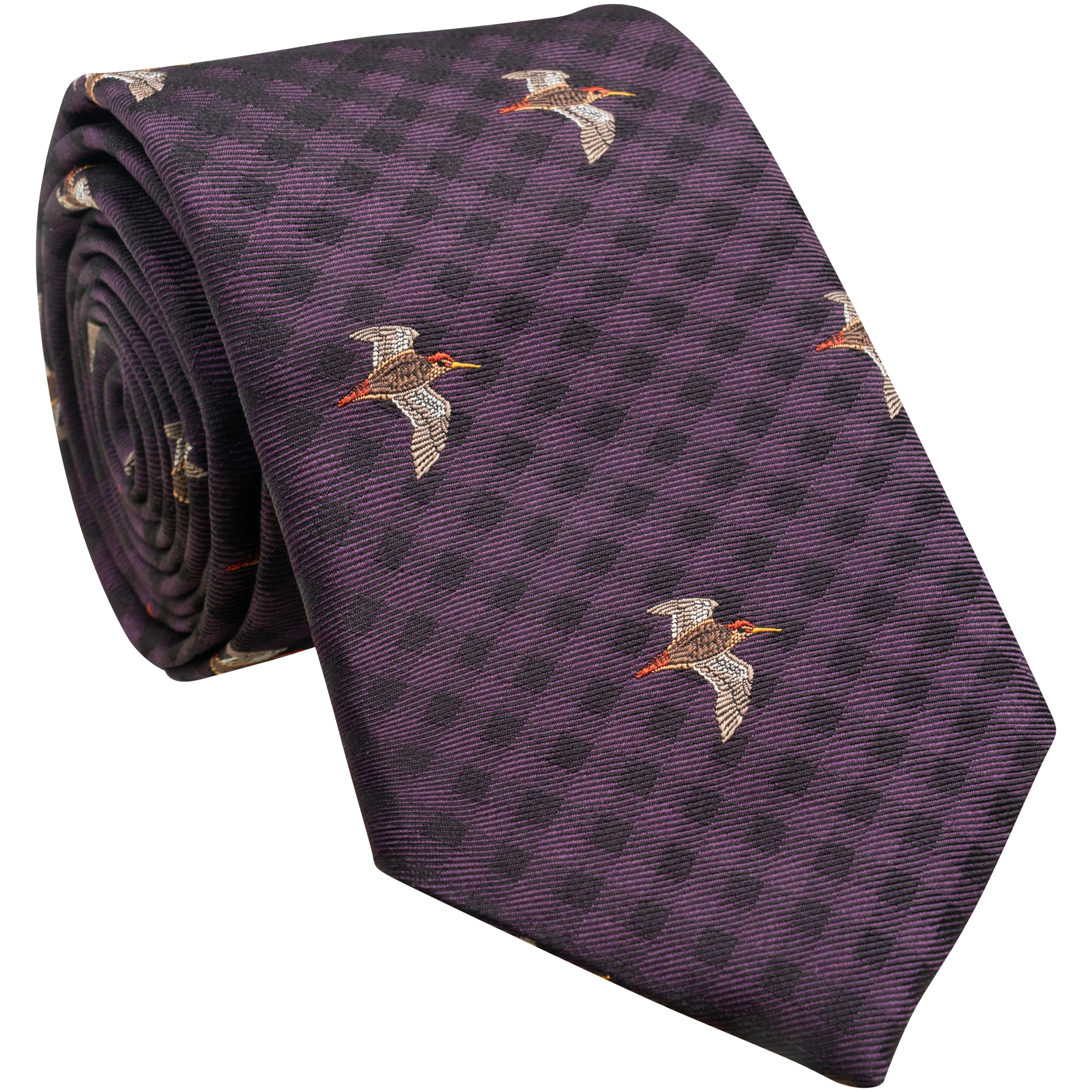 The GunDog Affair Tie, Woodcock Motif