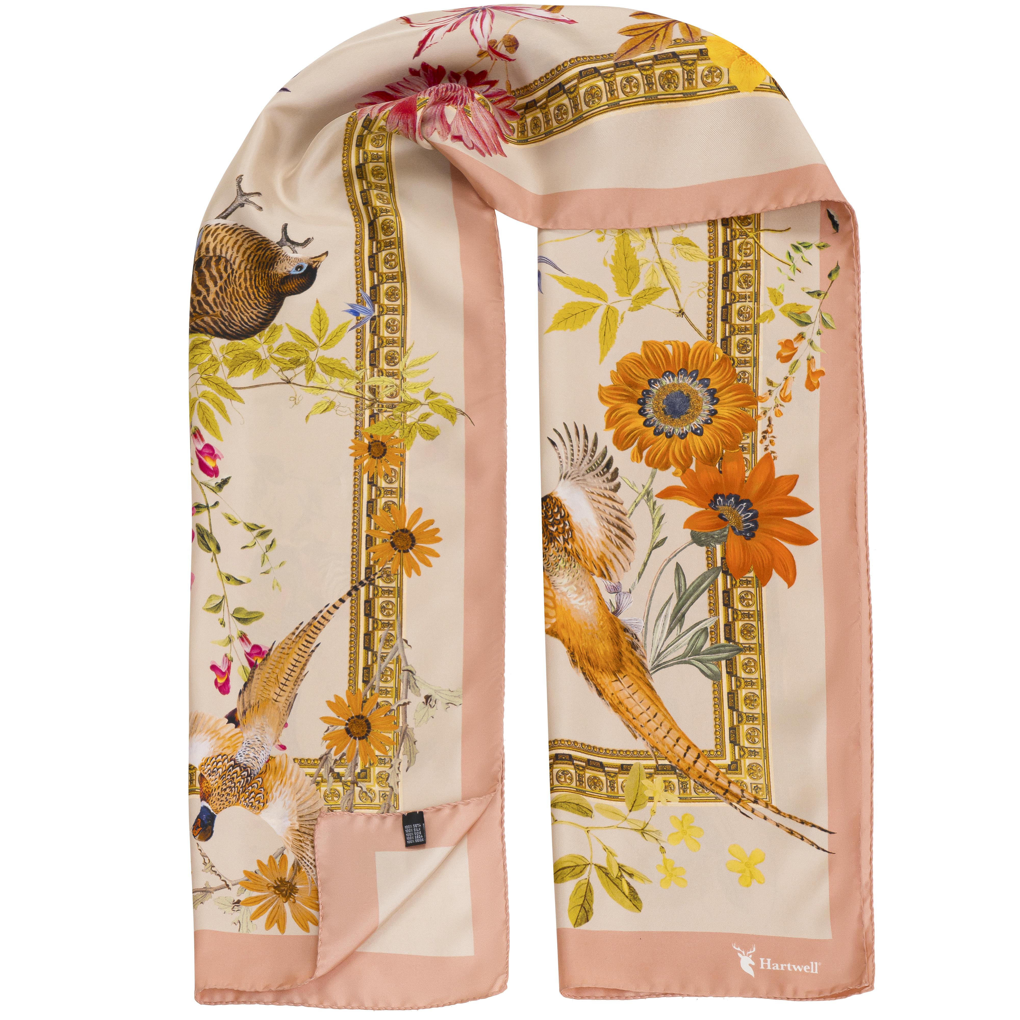 Hartwell Silk Scarf Pheasant
