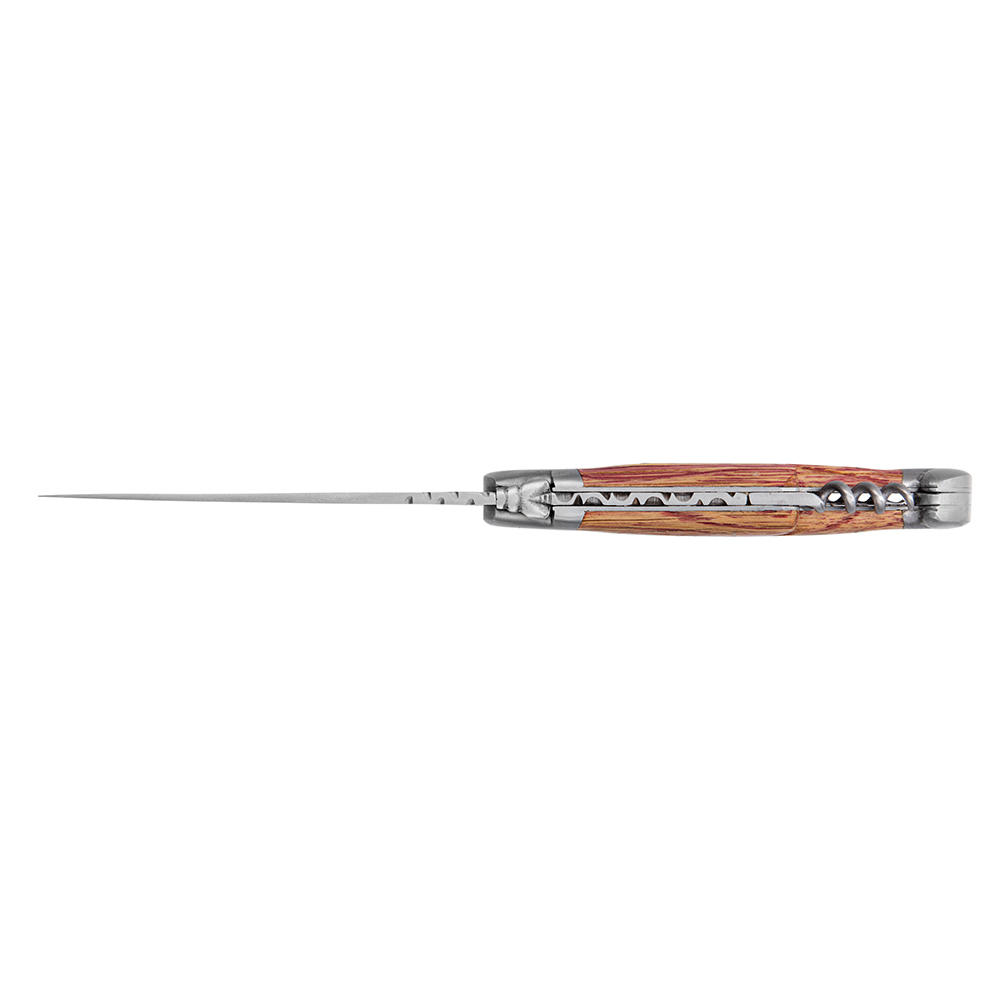 Laguiole Klappmesser mit Korkenzieher, Fasseiche