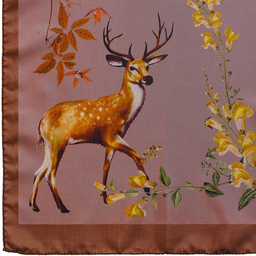 Hartwell »Sabrina« Silk Scarf, Taupe
