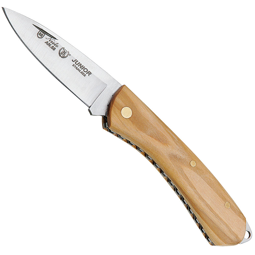 Couteau de poche Nieto, bois d’olivier