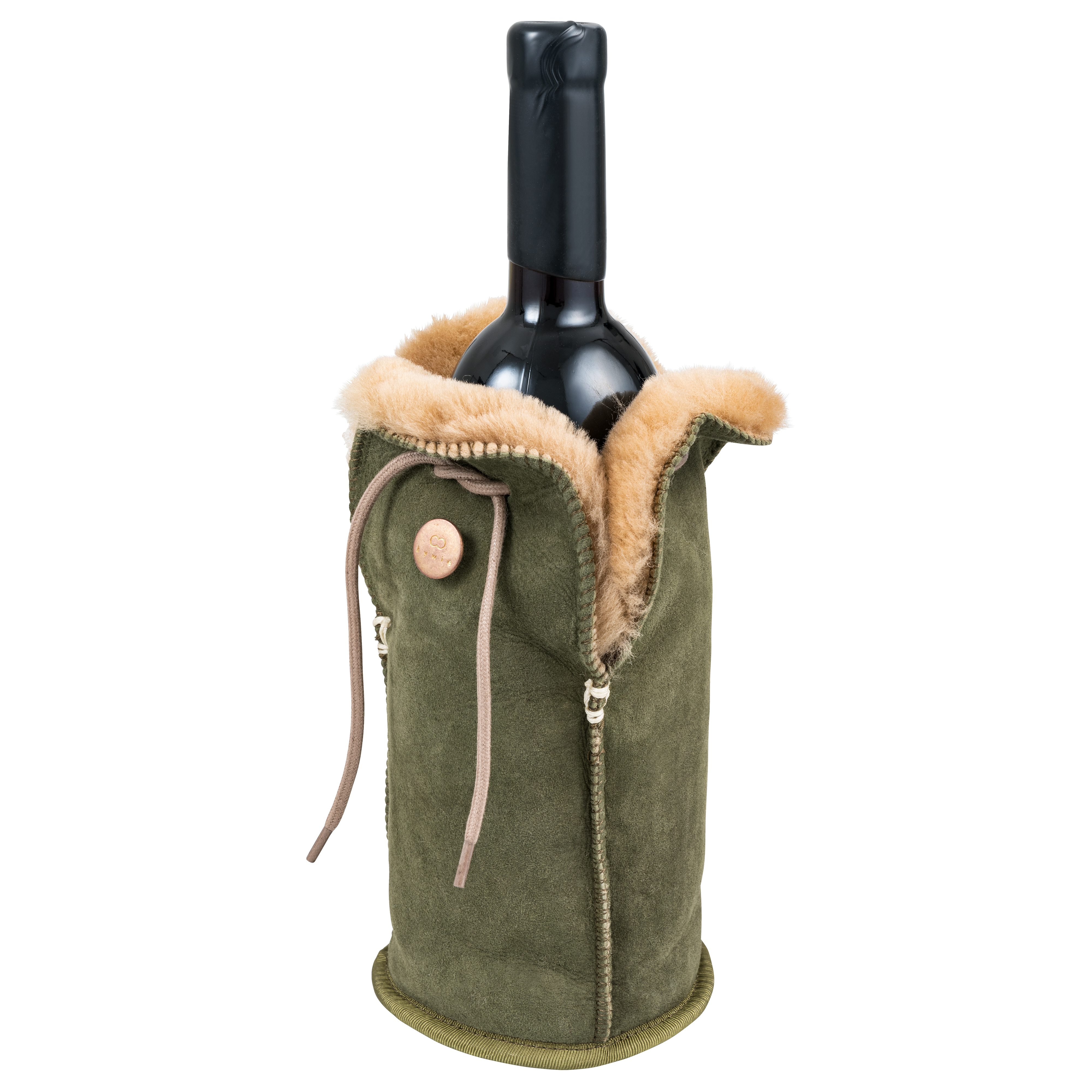 Lammfell Champagner-Kühler, Velours