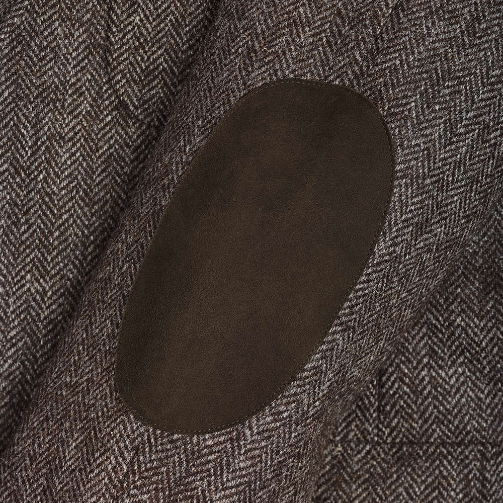 Men's Sports Jacket, British Wool, Brown Grey