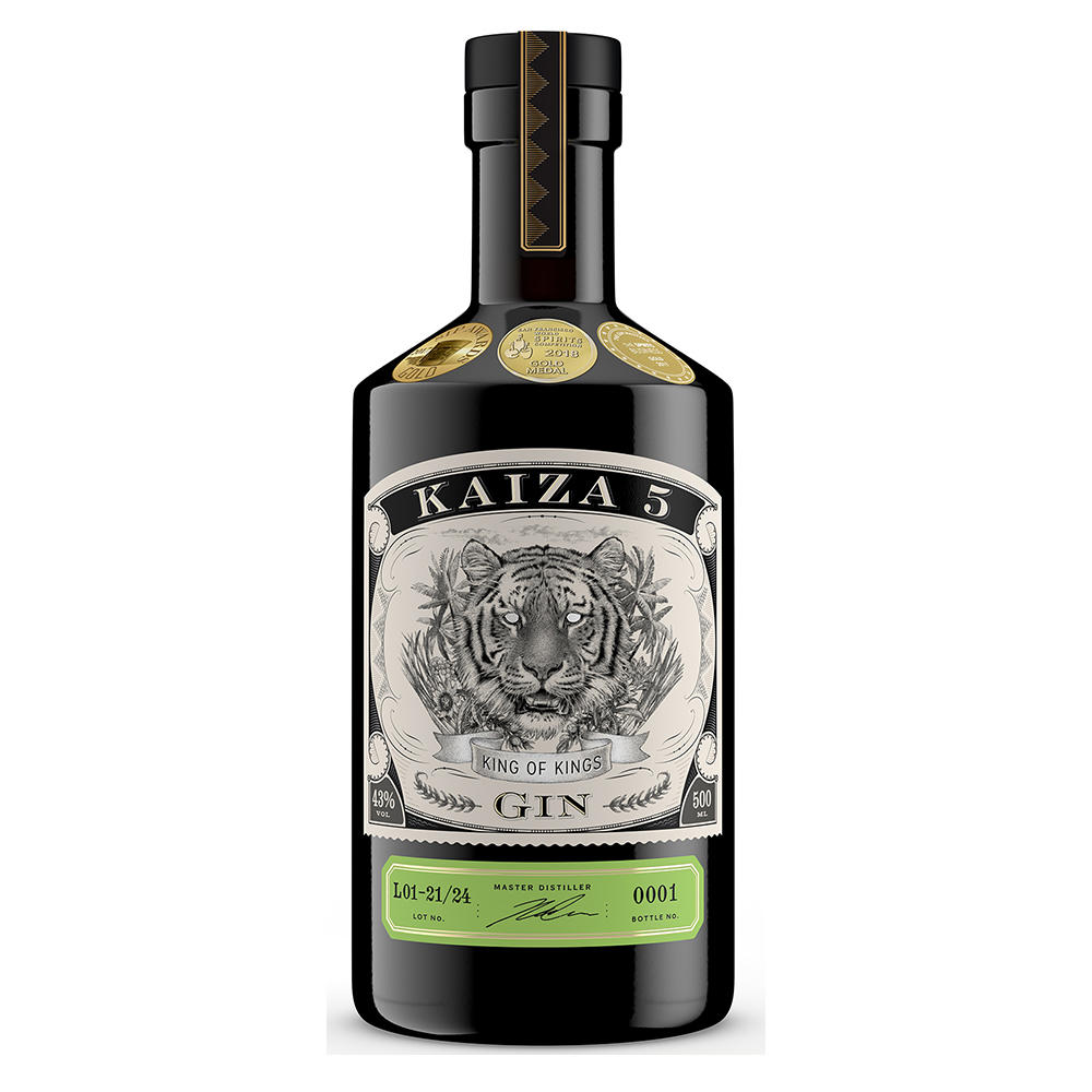 Kaiza 5 GIN, 500 ml, 43 % vol
