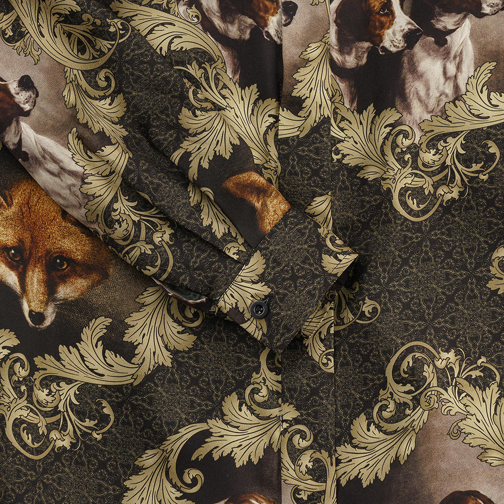 Sara Tiara Seidenkleid, Fuchs & Hund