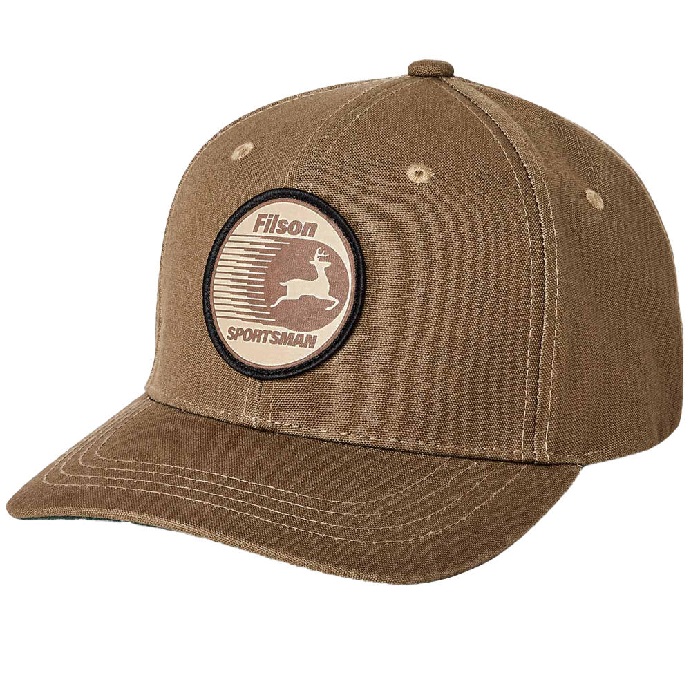 Filson Dry Tin Logger Cap, marsh olive