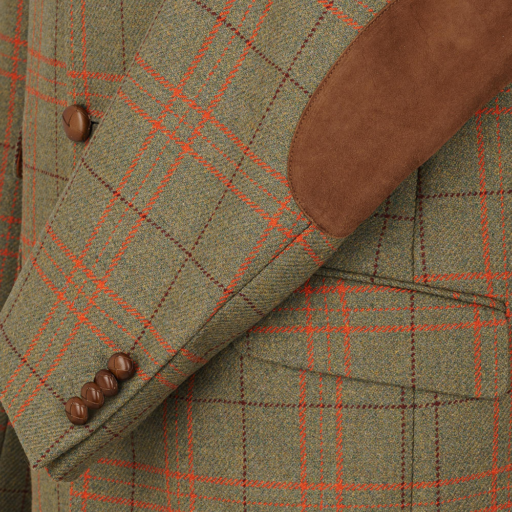 Herren Tweed-Sakko, Lovat, kariert