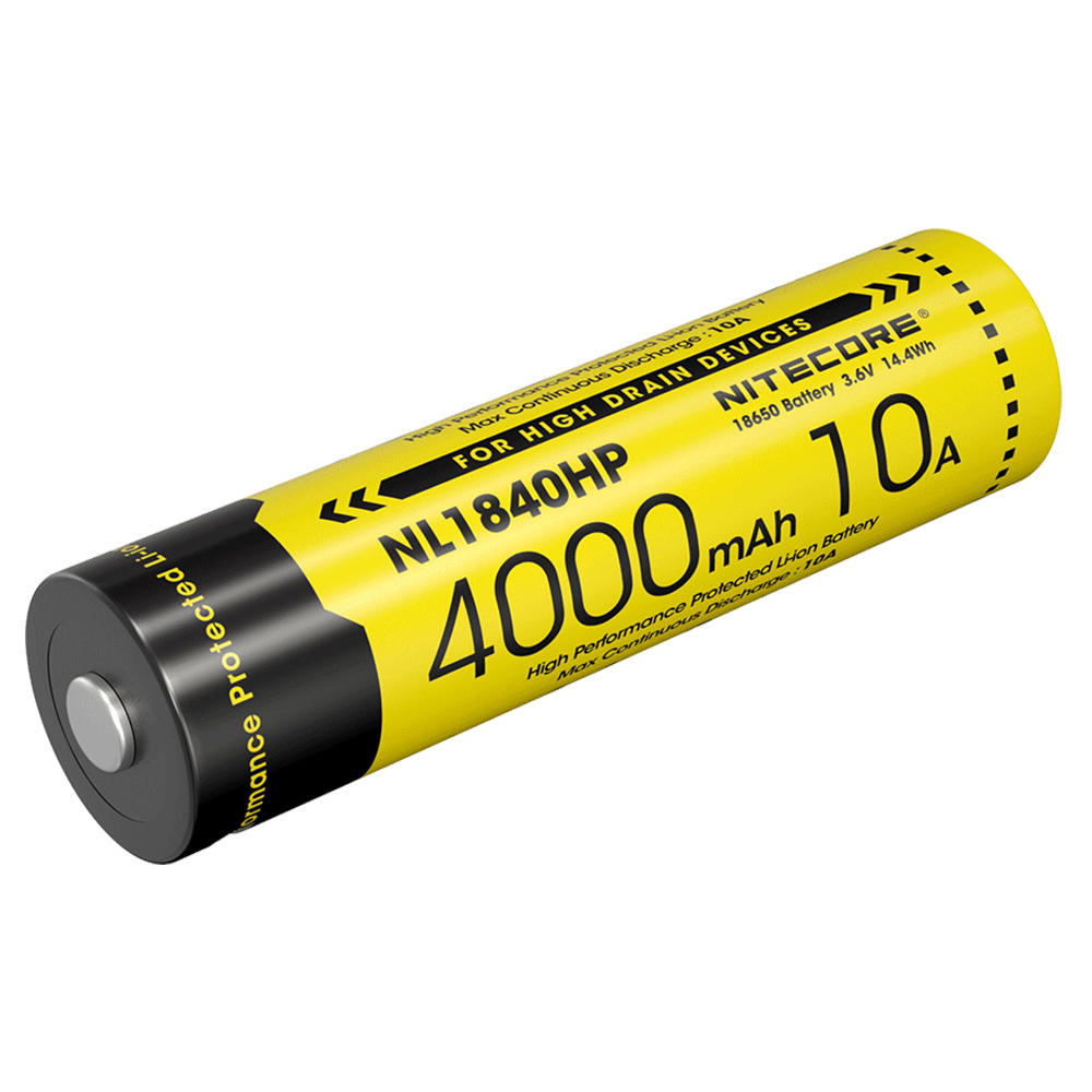 Batterie Li-Ion Nitecore® 18650, 4000 mAh, NL1840HP