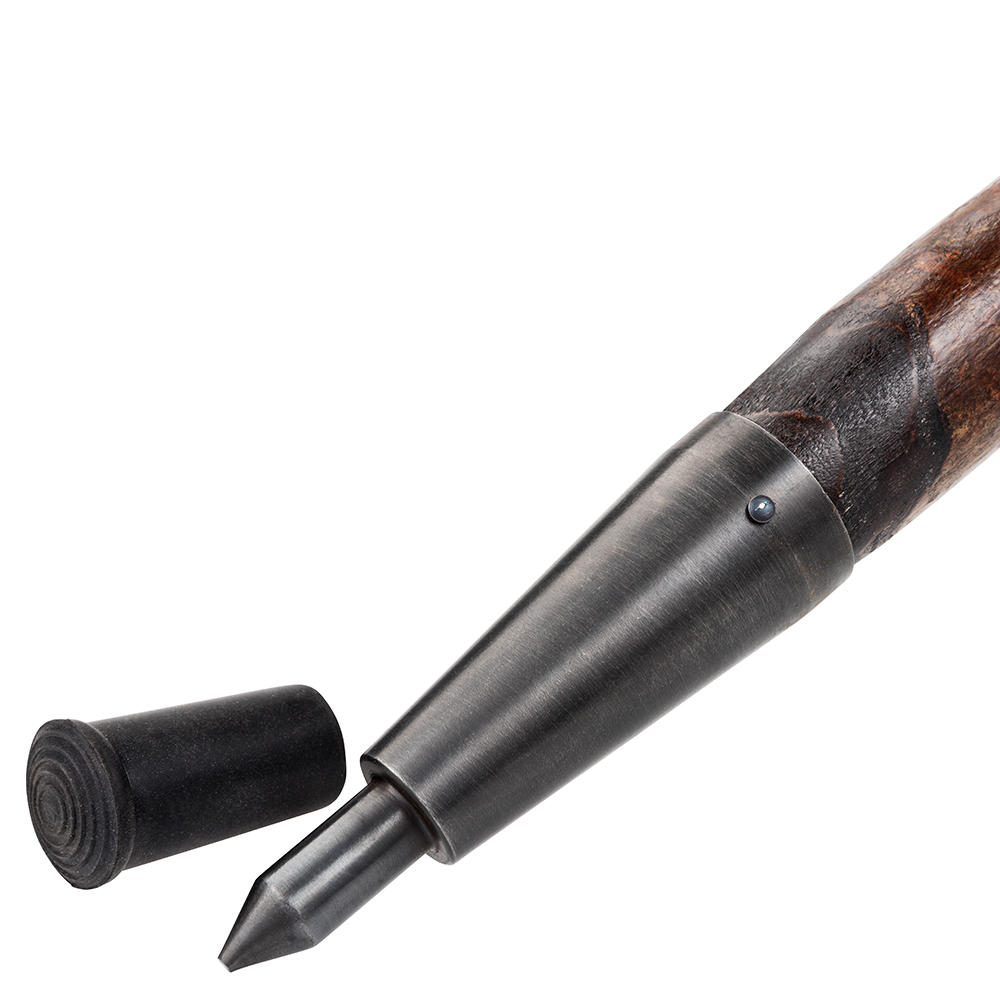 Bâton de marche Gastrock, noisetier, pointe forgée, 1 pièce, 1,80 m