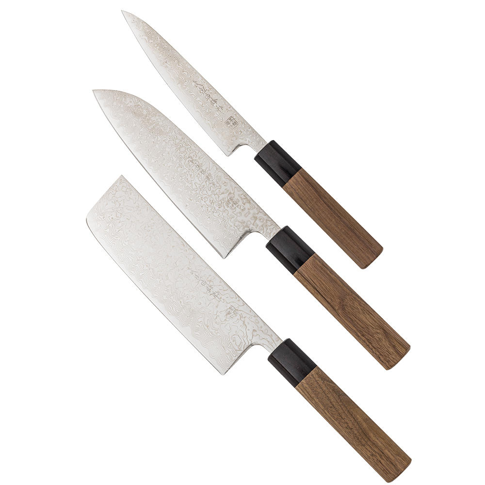 Hokiyama Hocho, Black Edition, Satz, 3-teilig