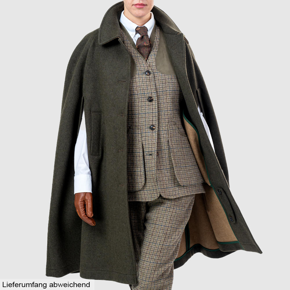 Cape en loden pour femme » Carron «