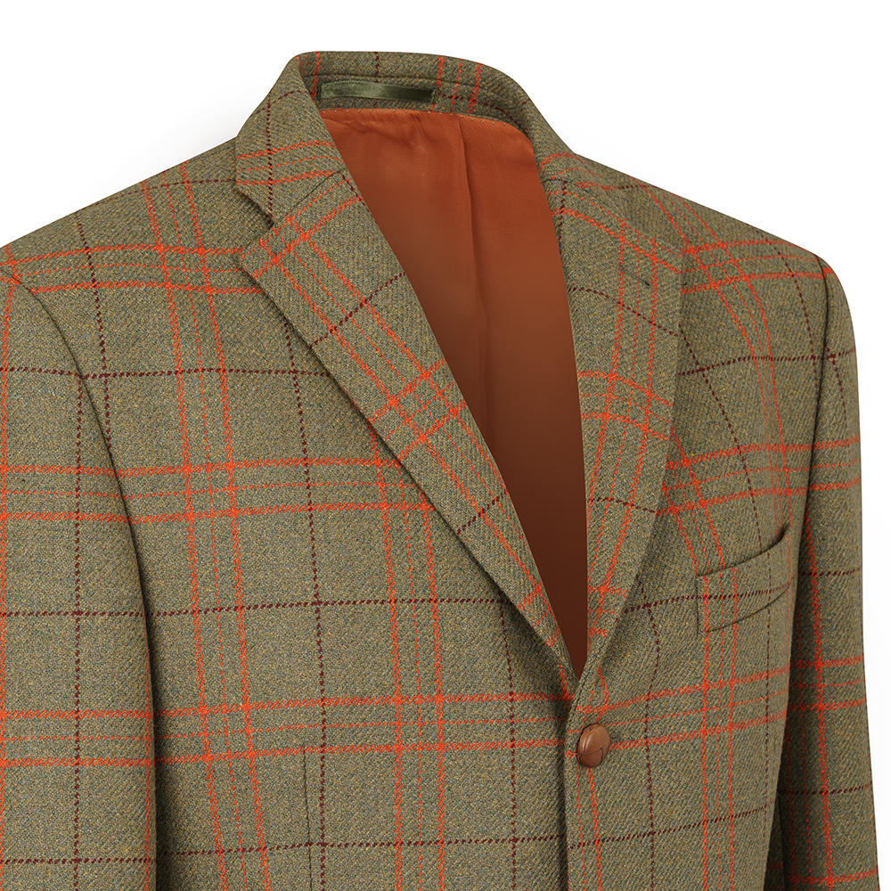 Herren Tweed-Sakko, Lovat, kariert