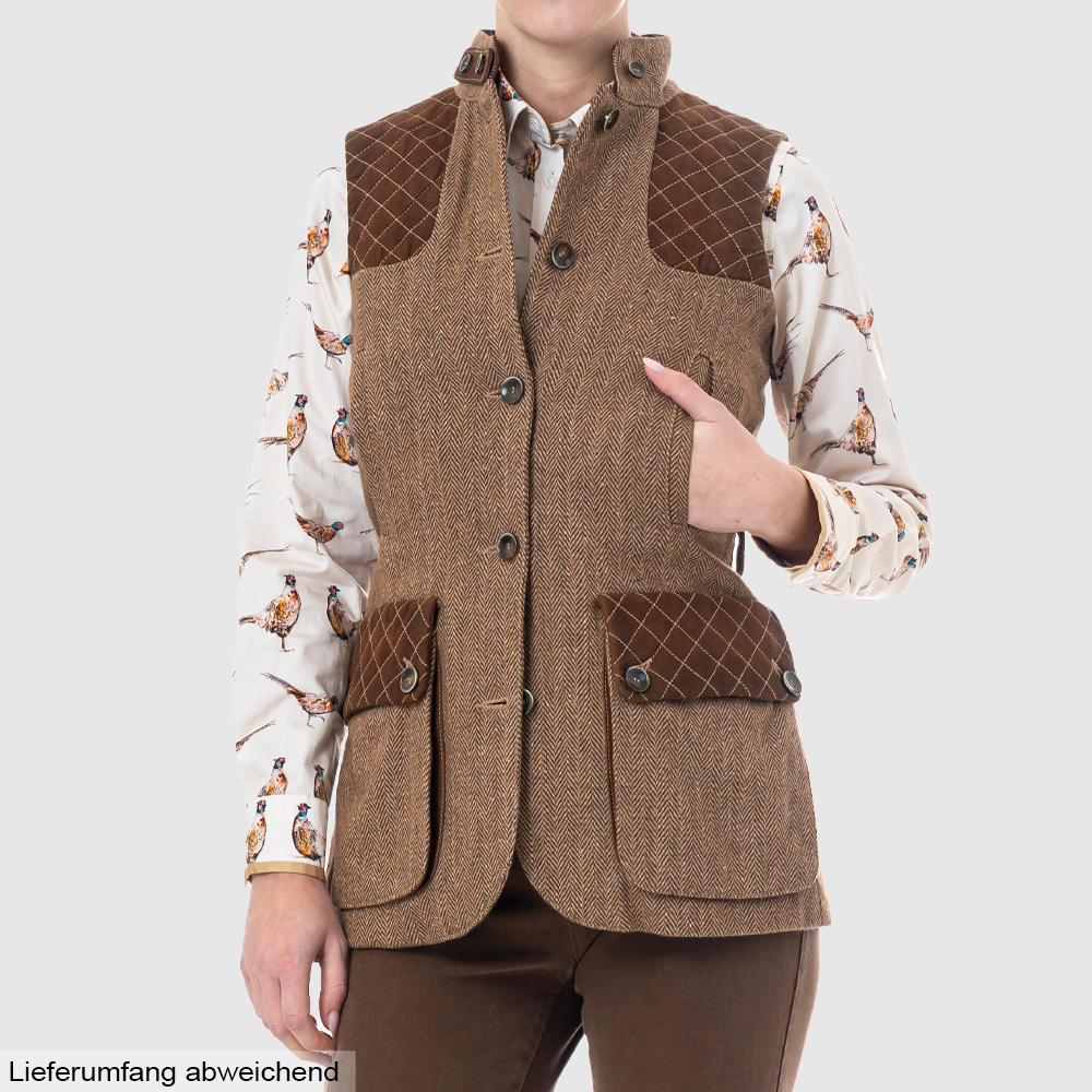 Gilet de chasse pour femme » Shooter Tweed Lady «