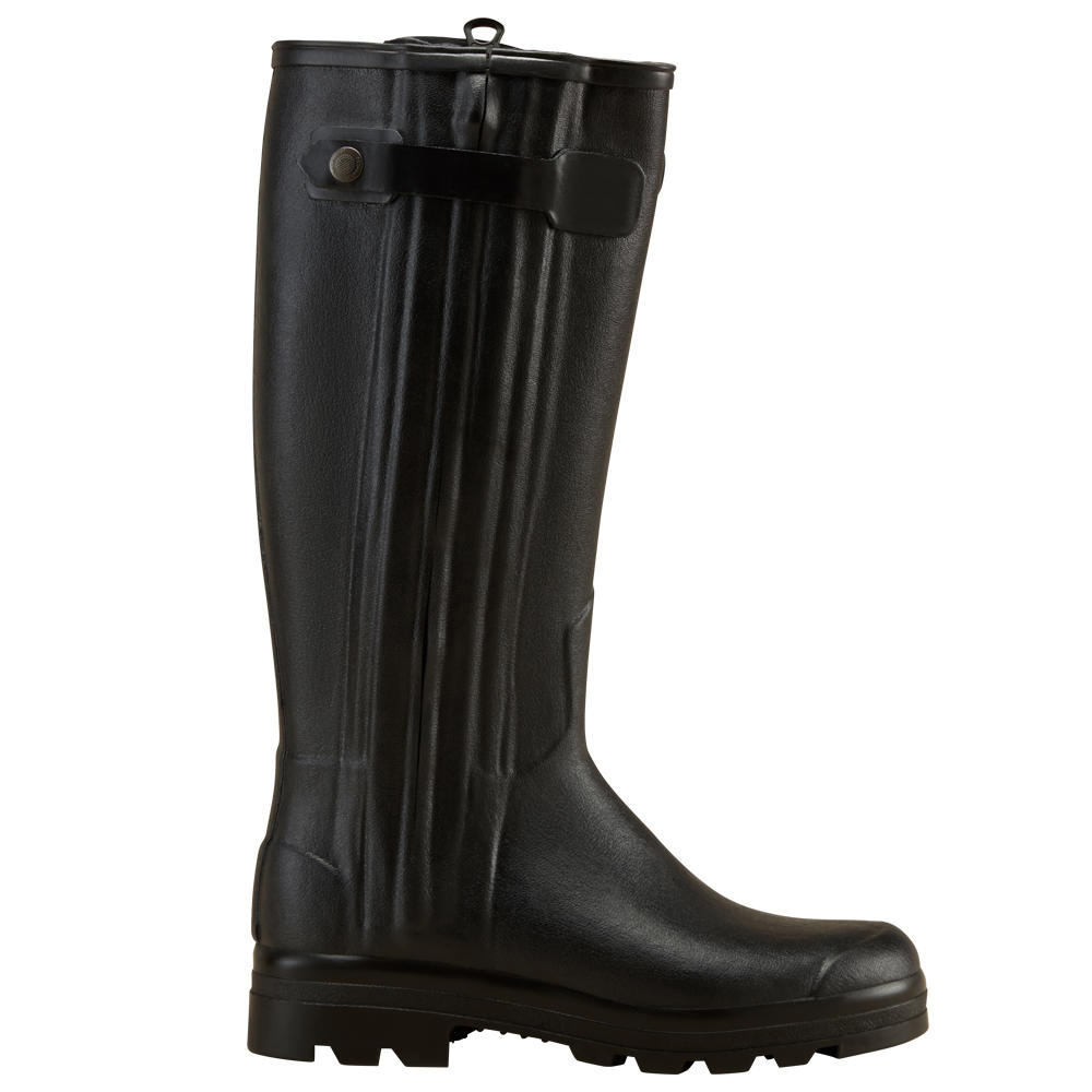 Le Chameau Herren-Gummistiefel Chasseur, Lederfutter