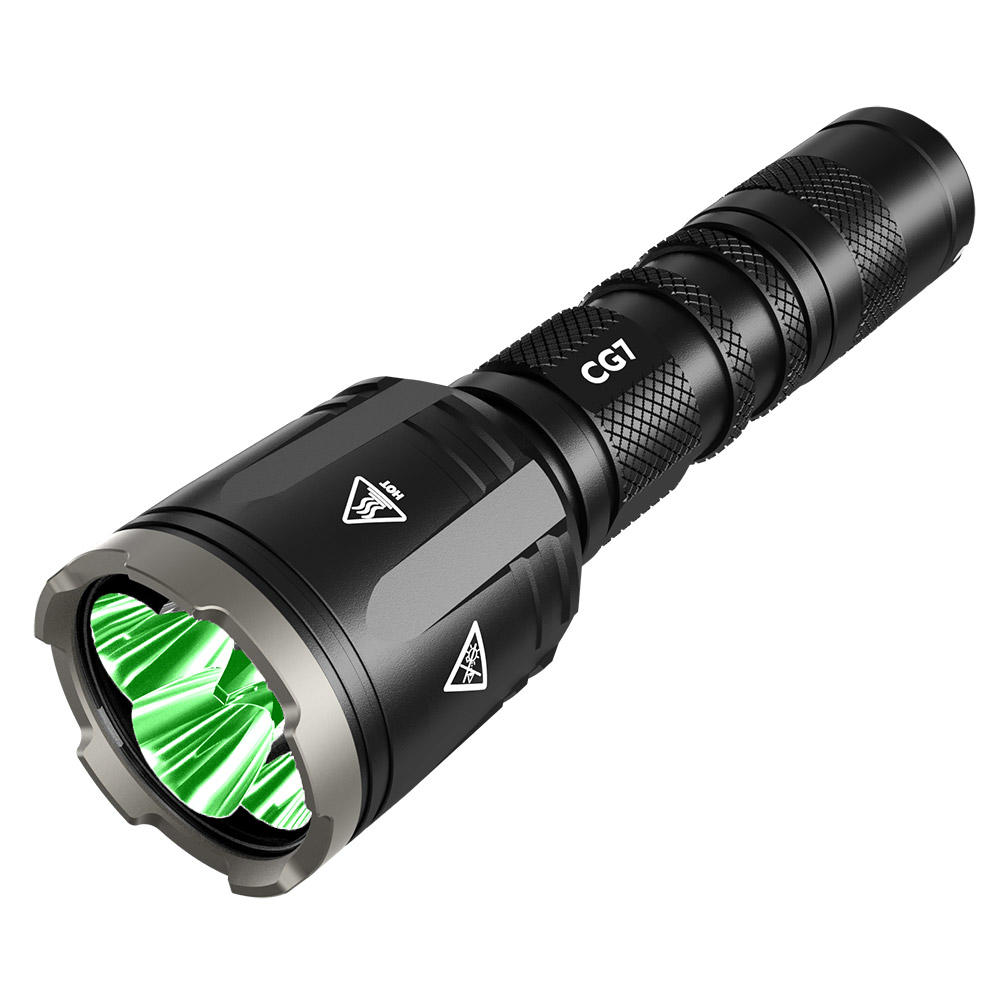 Lampe torche Nitecore® CG7, 2500 lm lumière blanche et 540 lm lumière verte