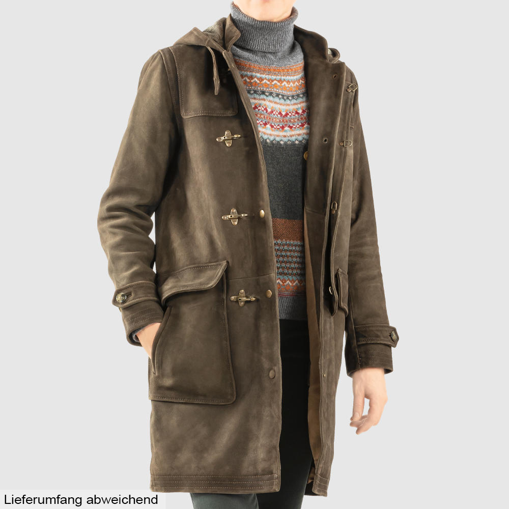 Damen Leder-Duffle Coat »Marshal Lady«