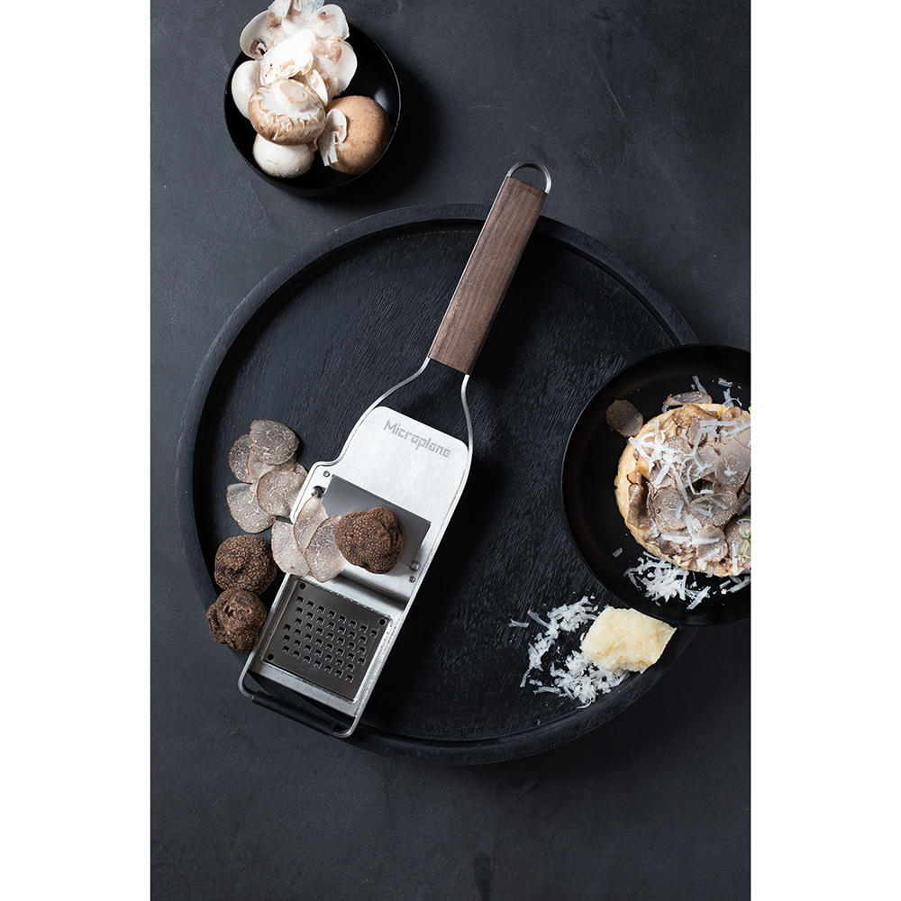 Microplane® Master Kitchen Grater, Truffle Tool 2-in-1 - Slicer & Grater