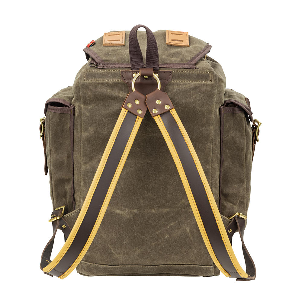 Frost River Expedition Backpack, with Padded Buckskin Straps, Dark Olive