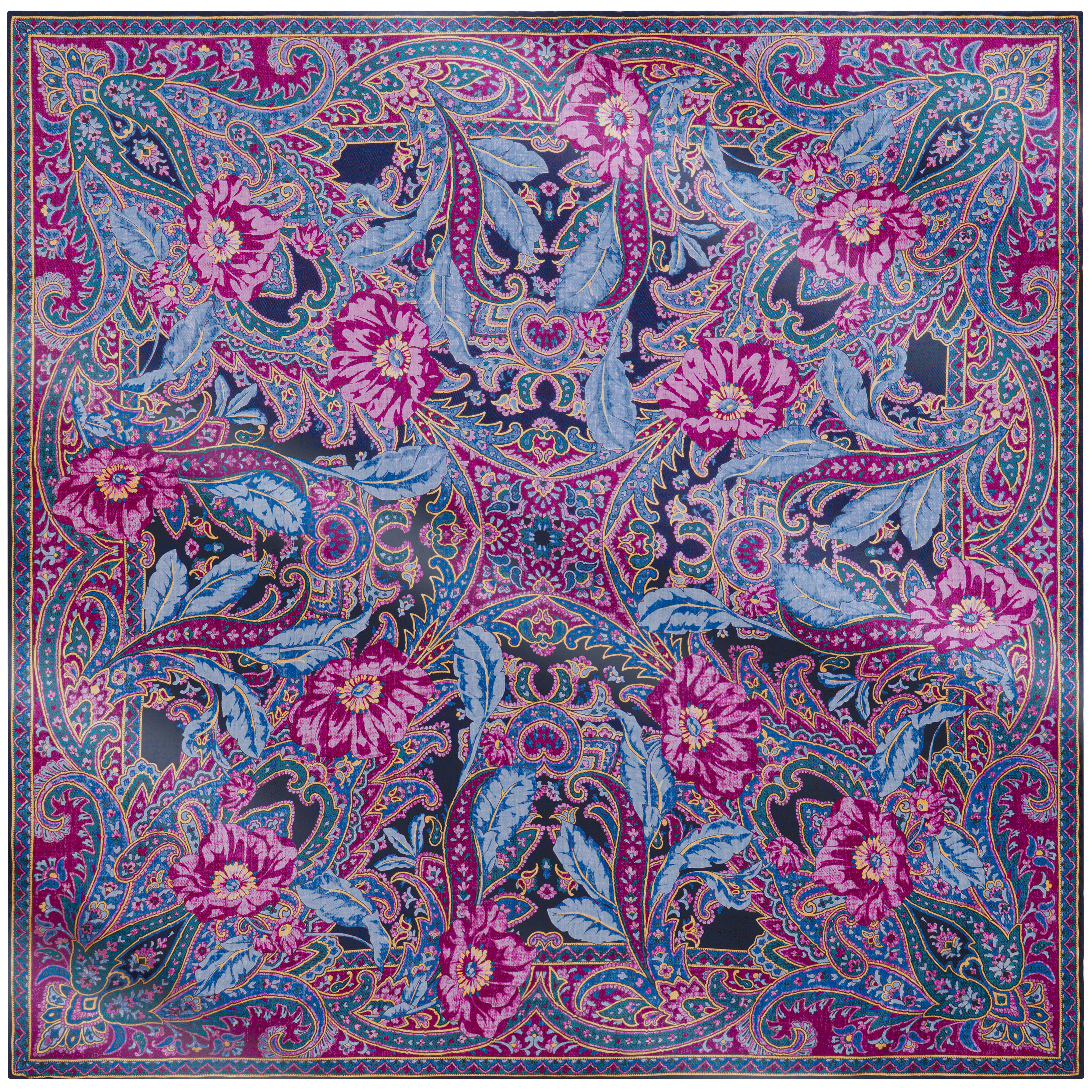 The GunDog Affair Seiden-Foulard »Flowers«