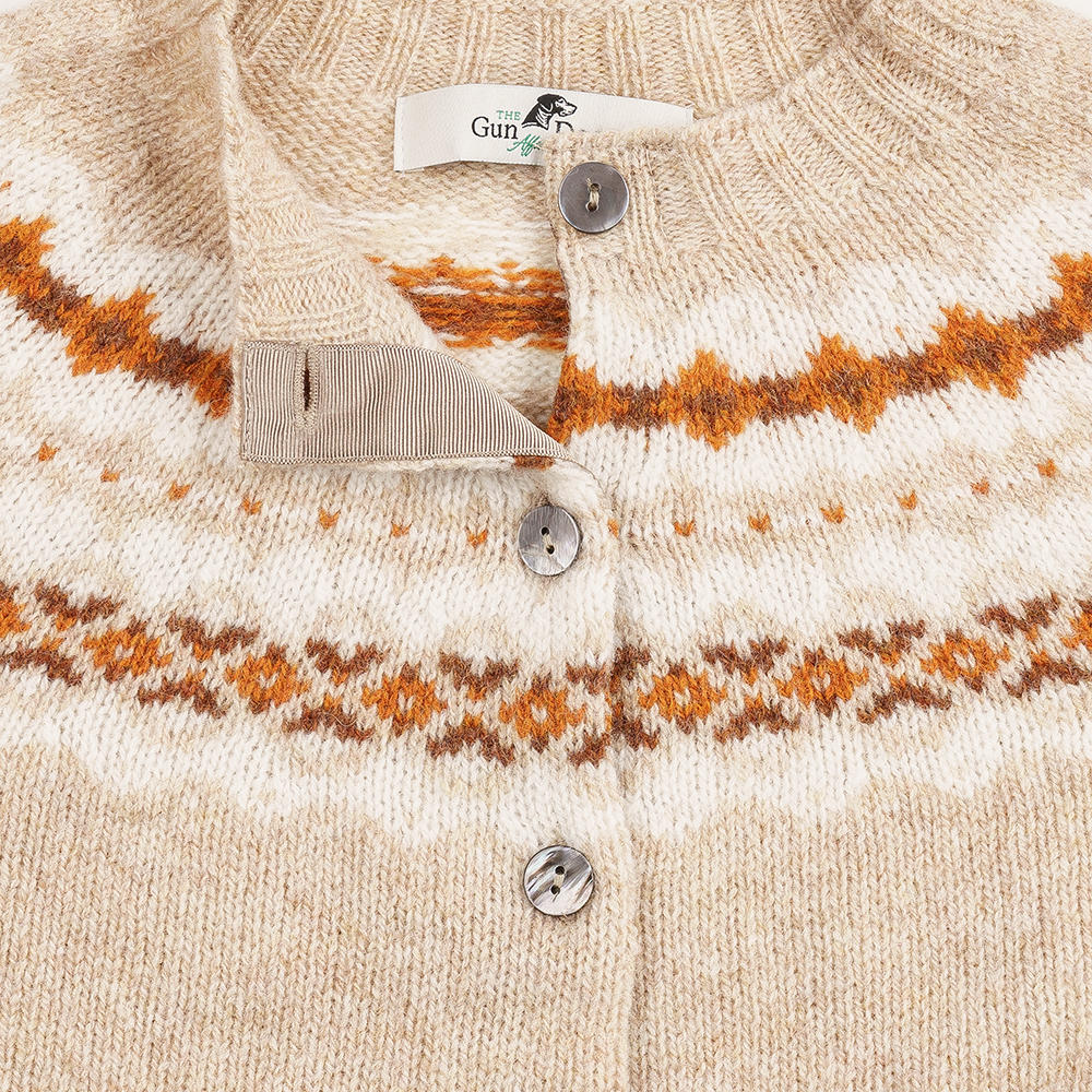 Damencardigan Shetland