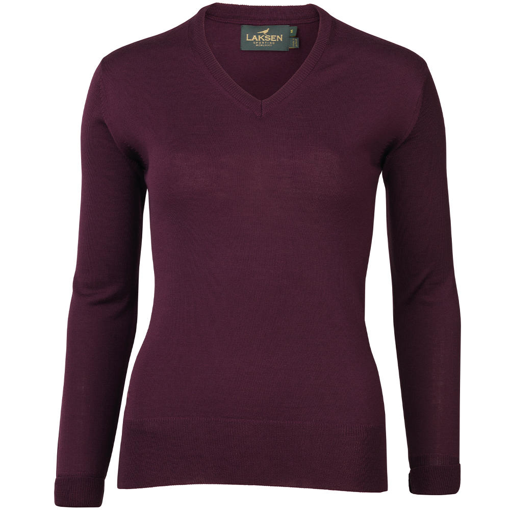 Laksen Damen V-Pullover Carnaby