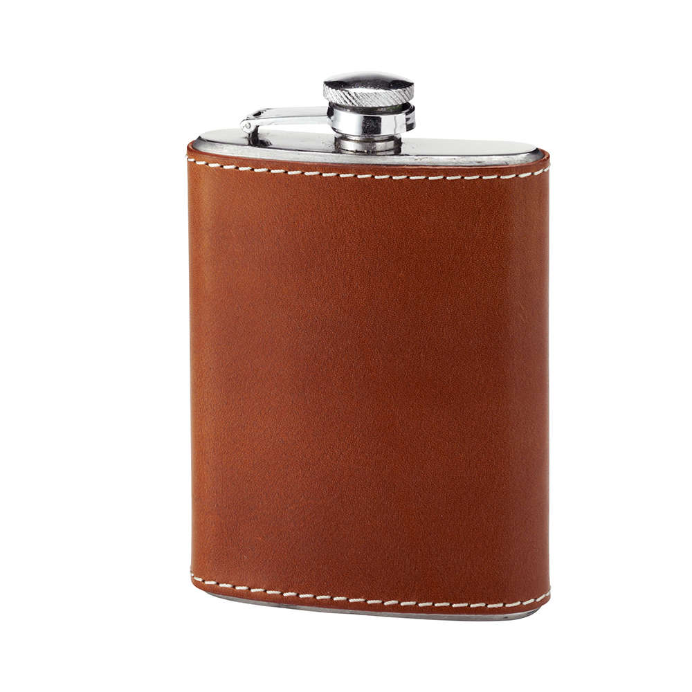 Laksen Hipflask, 200 ml, Brown