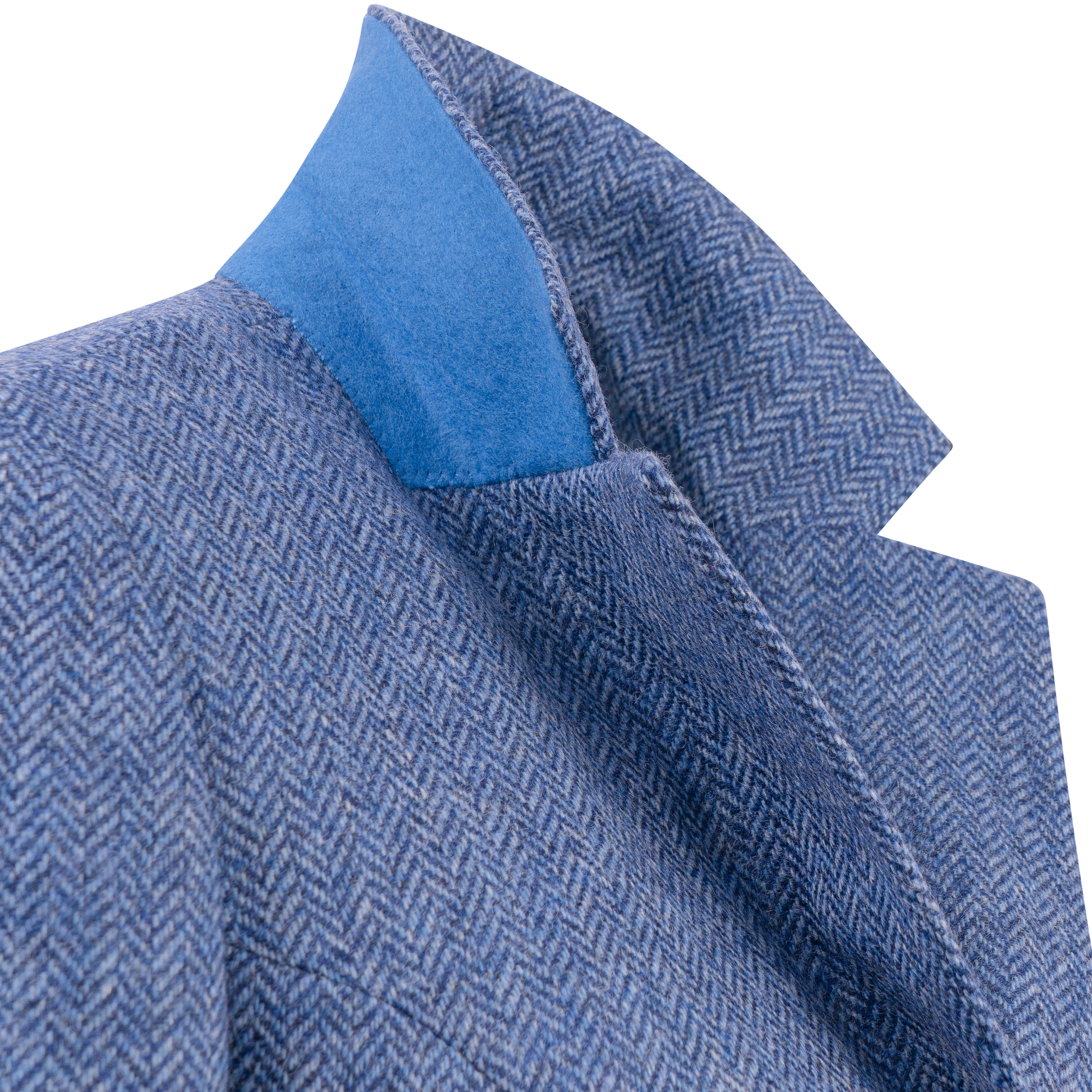 Blazer en tweed pour femme » Heaven «, bleu