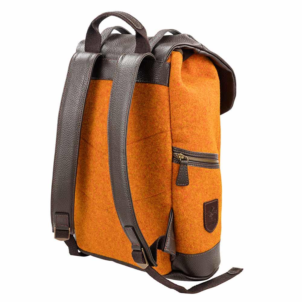 Backpack, Wool with Leather