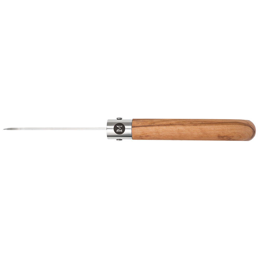 MAIN »German Line« Folding Knife, Sheep Foot, Olive Wood