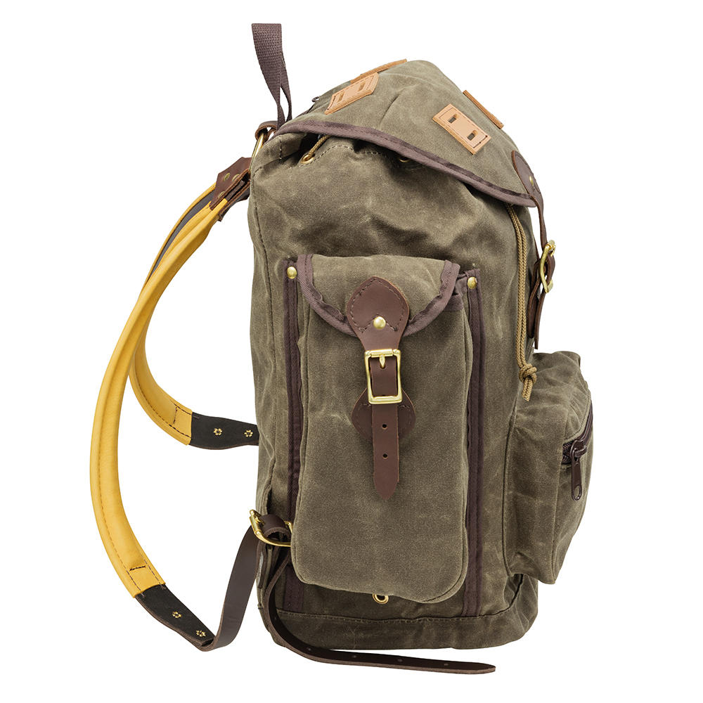 Frost River Expedition Backpack, with Padded Buckskin Straps, Dark Olive