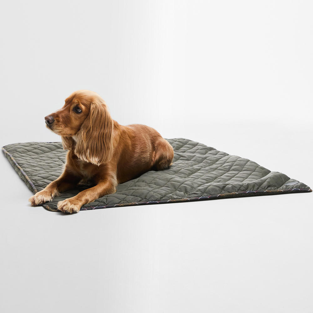 Barbour Hundedecke »Quilt & Fleece«, olive, 100 x 120 cm