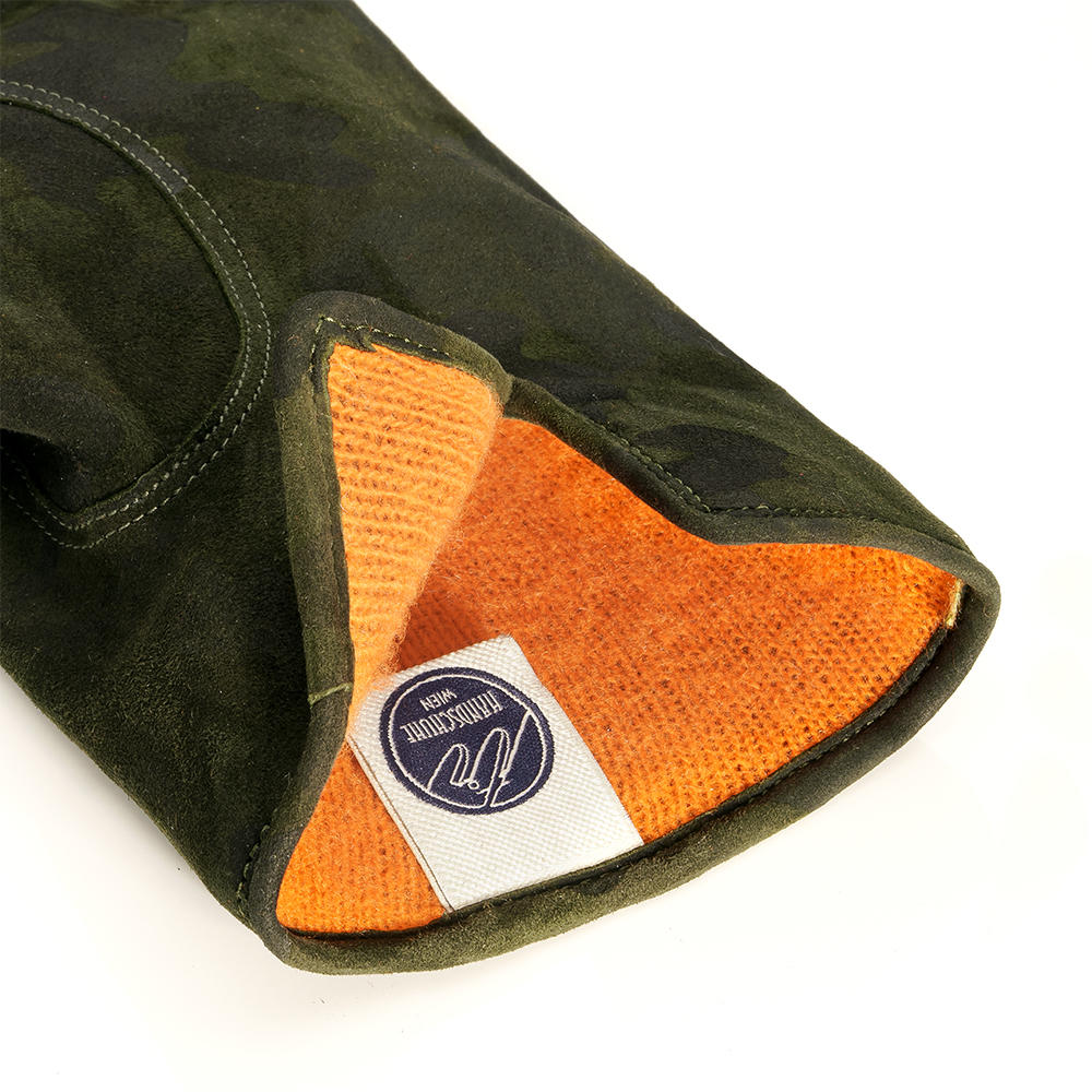 Herren Handschuhe MODENA, Ziegenvelours, Kaschmirfutter