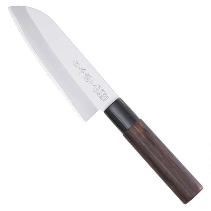 Saku Hocho, ohne Holzscheide, Santoku (Allzweckmesser)