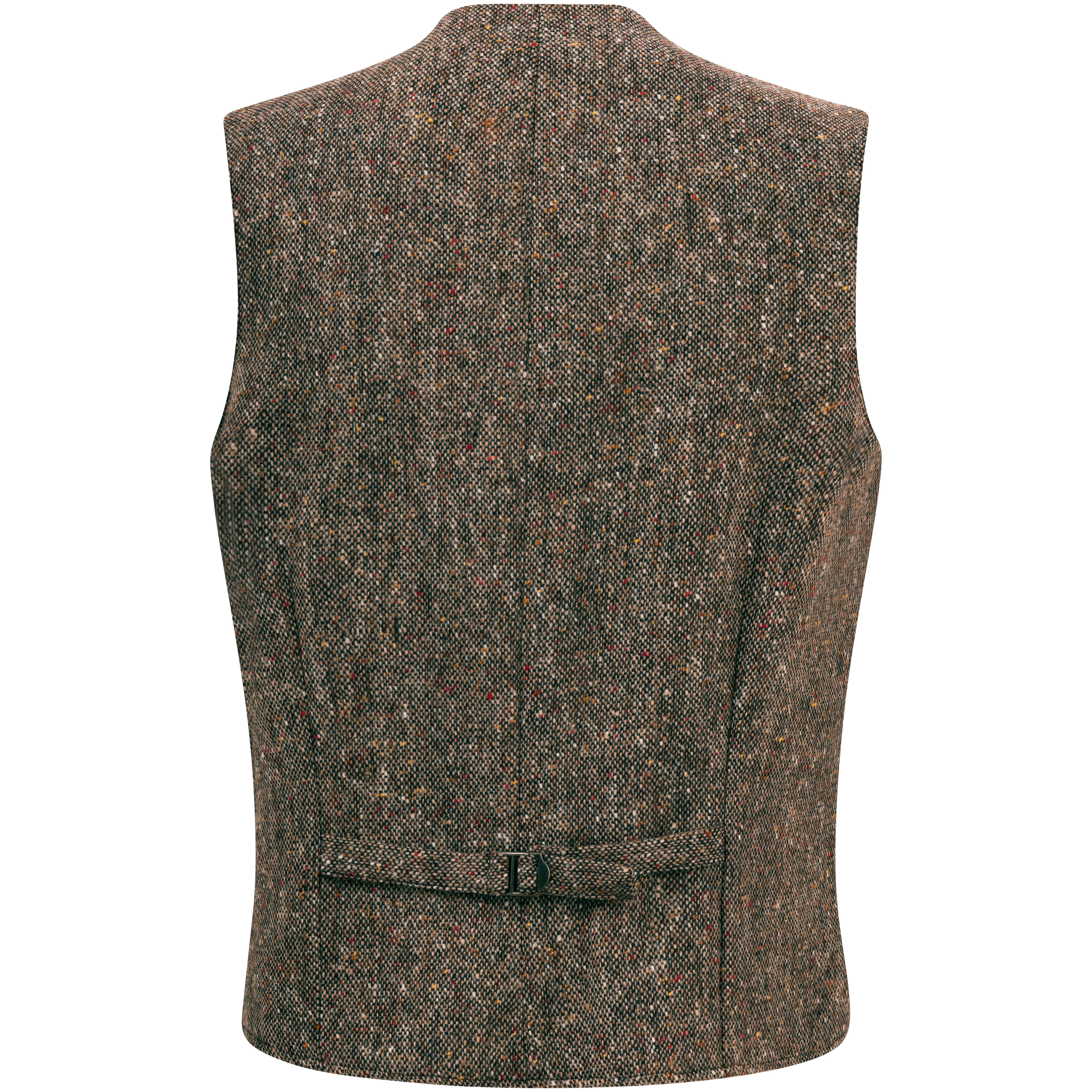 Herren-Donegal-Tweed-Weste »Marvin«, braun
