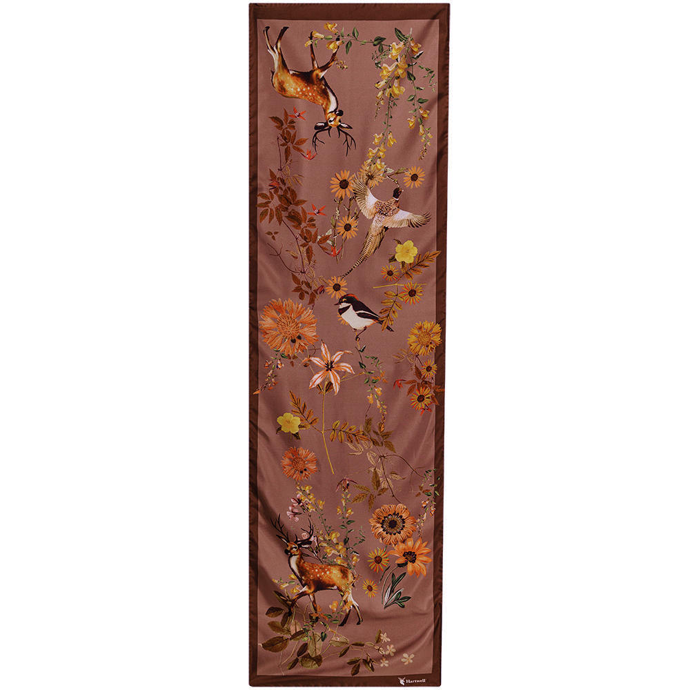 Hartwell »Sabrina« Silk Scarf, Taupe