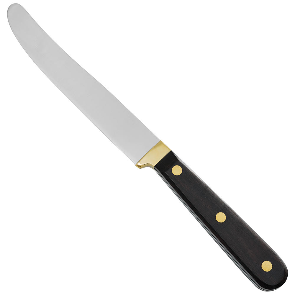 Rustic Cutlery, Ebony, Buckels Table Knife