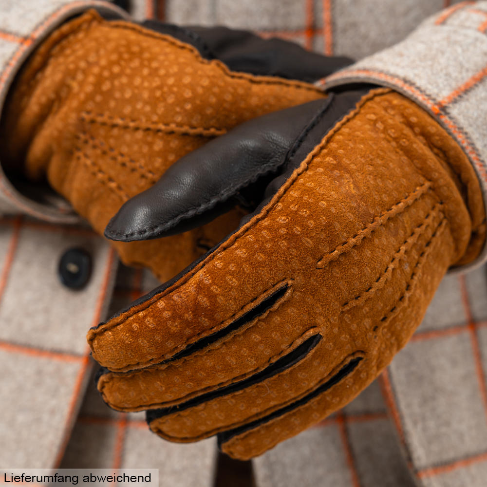 Herren Handschuhe QUITO, Carpincho & Lammnappa