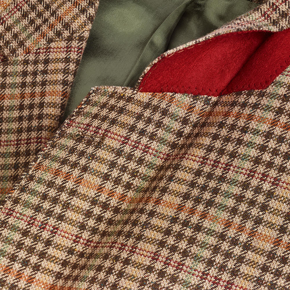 Herren Tweed-Sakko, beige-kariert