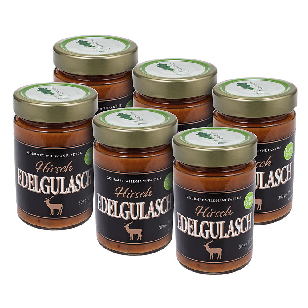 Gourmet Wild Venison Goulash, 6 x 300 g