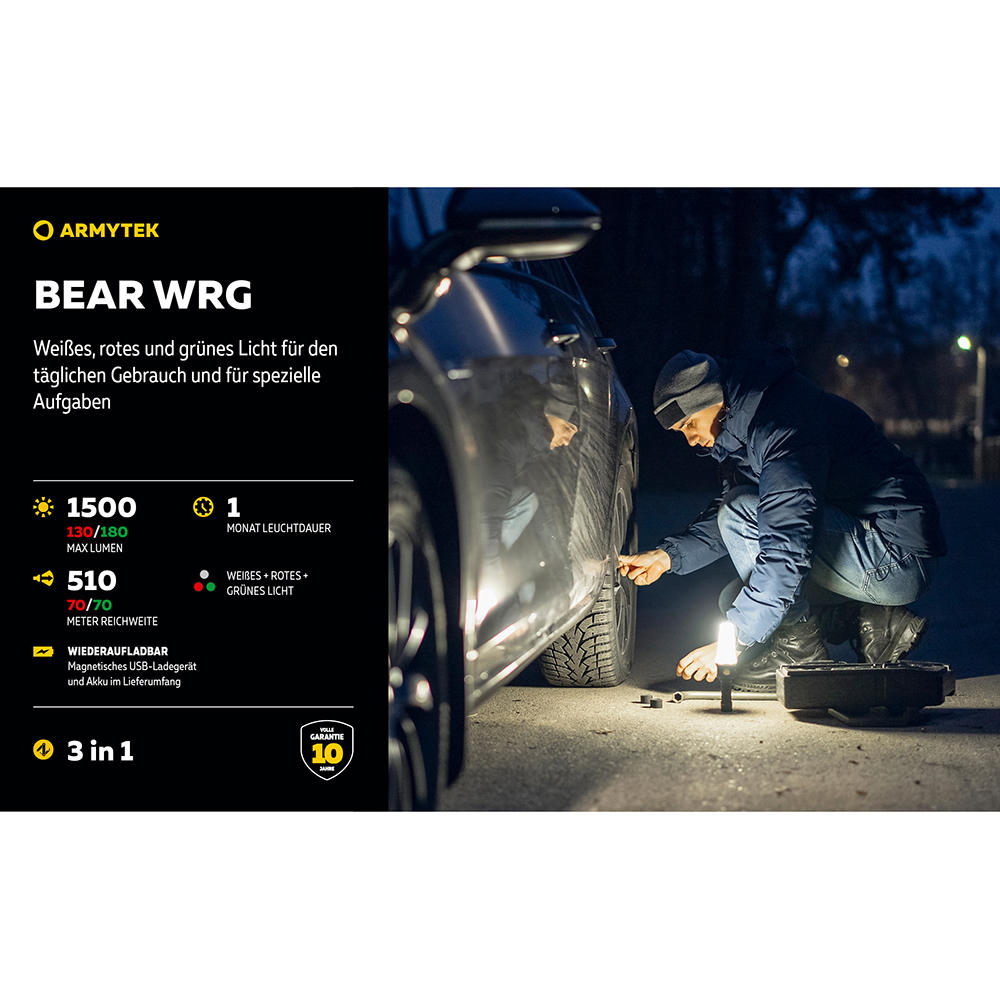 Armytek Bear WRG Taschenlampe, LED, 1500 lm