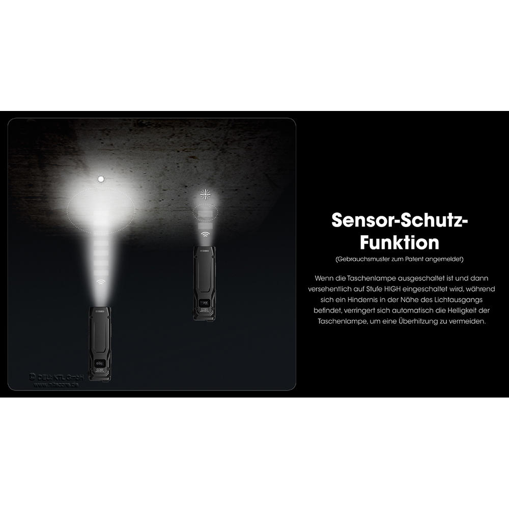 Lampe torche Nitecore®EDC23, 2500 lm