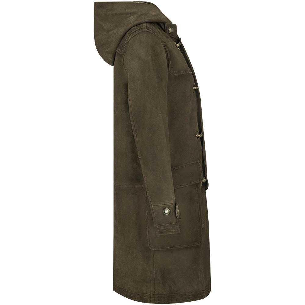 Damen Leder-Duffle Coat »Marshal Lady«