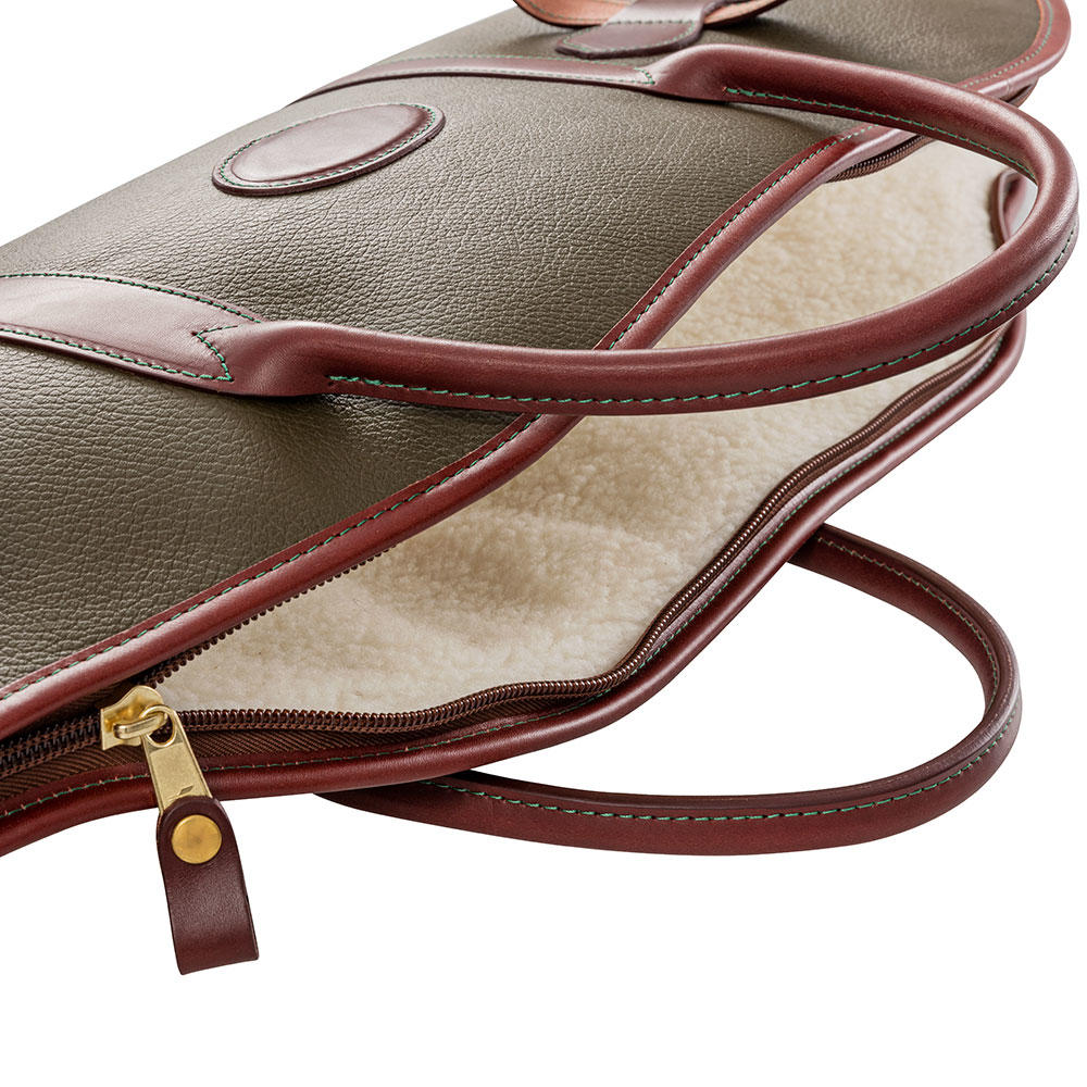 Alexandre Mareuil Shotgun Case with Tripod, Khaki/Brown, 125 cm