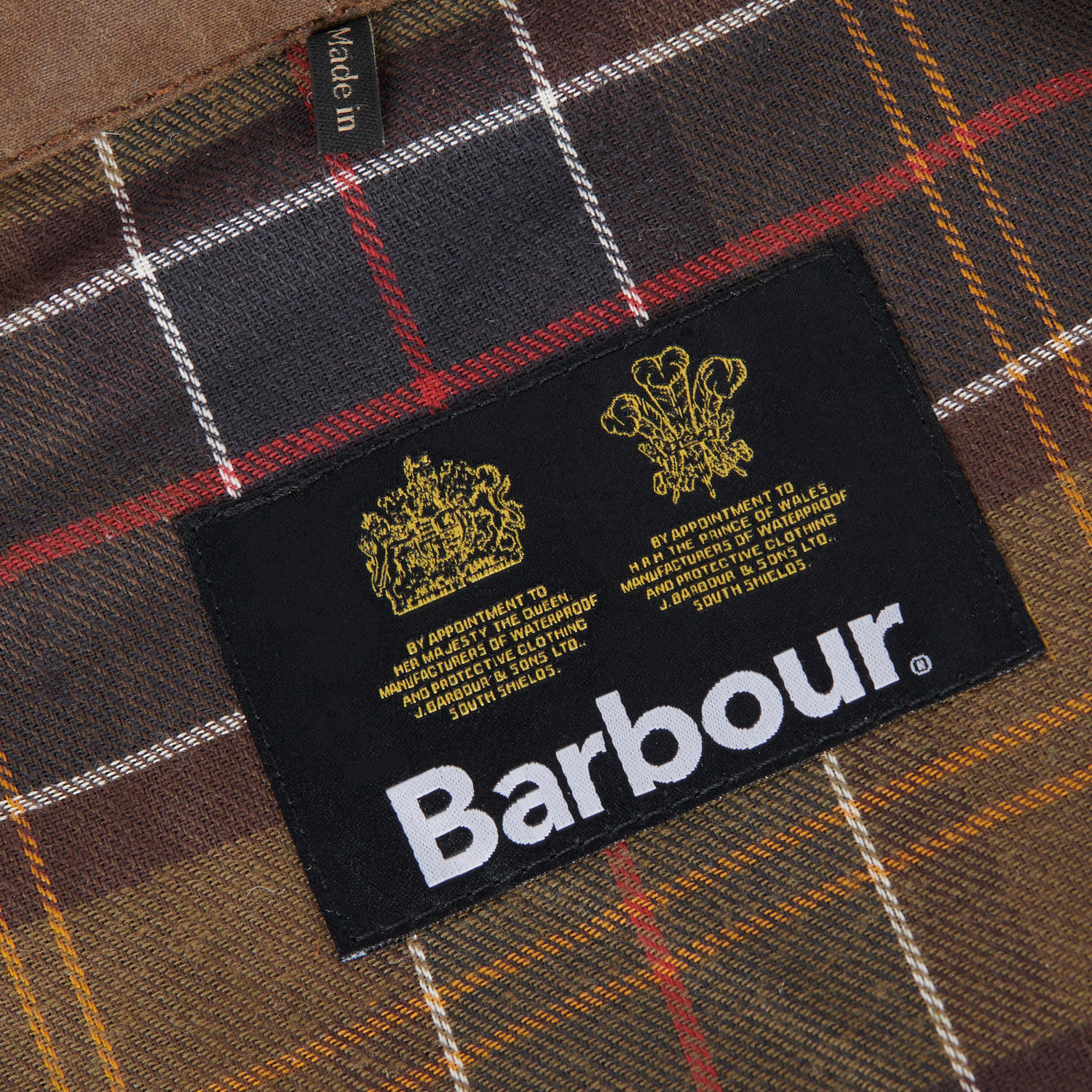 Barbour Kapuze Wax Cotton