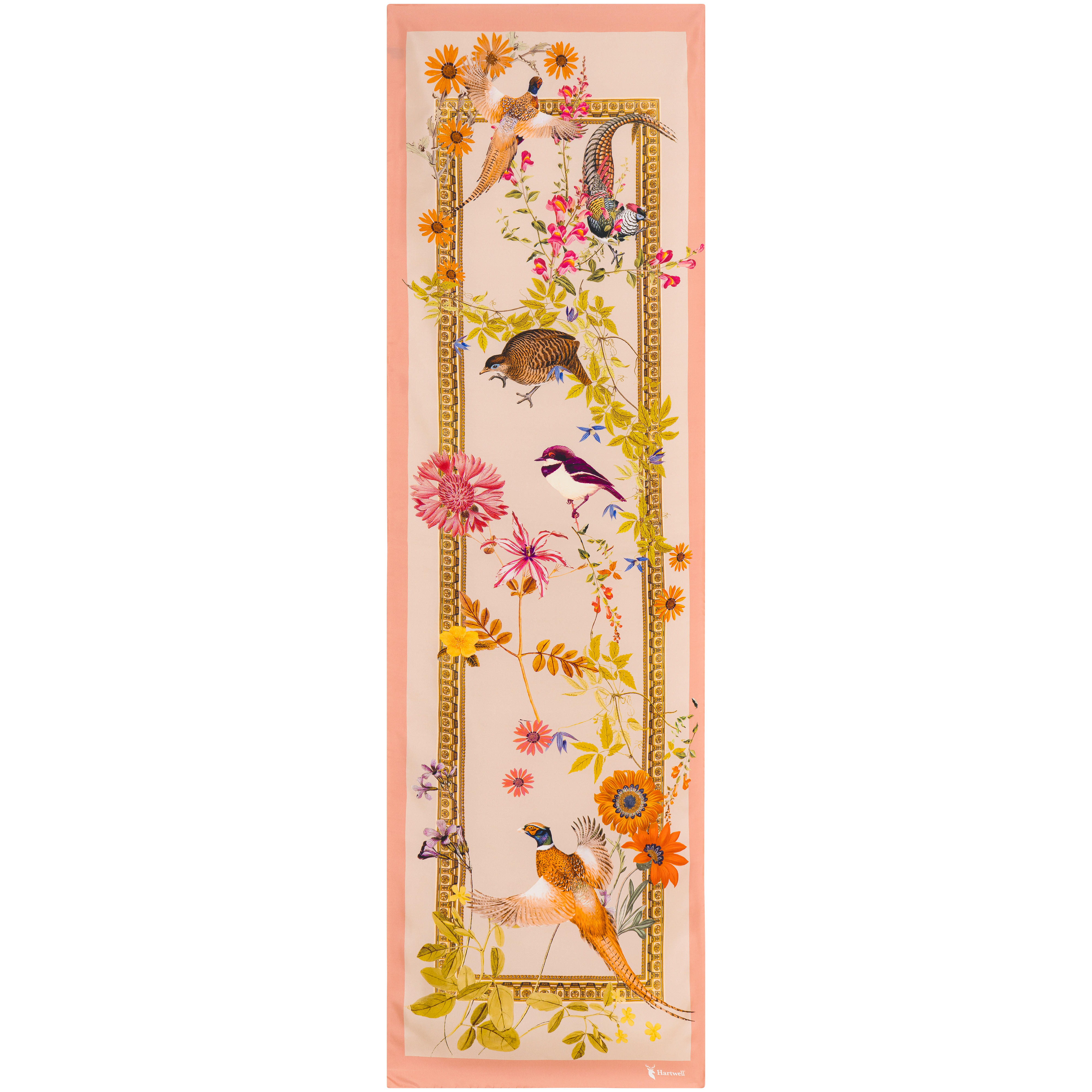 Hartwell Silk Scarf Pheasant