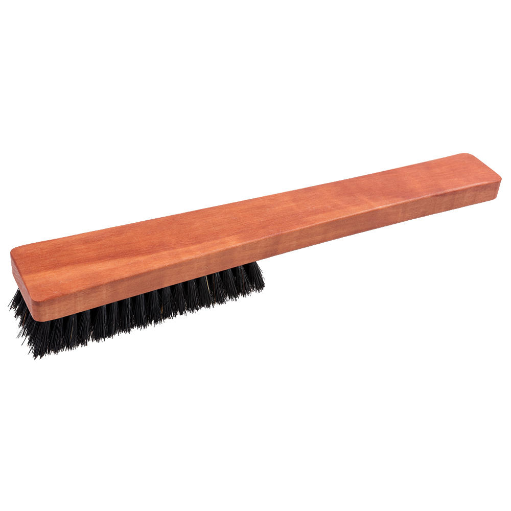 Brosse à vêtements GentleMen, bois de poirier, poils naturels noirs