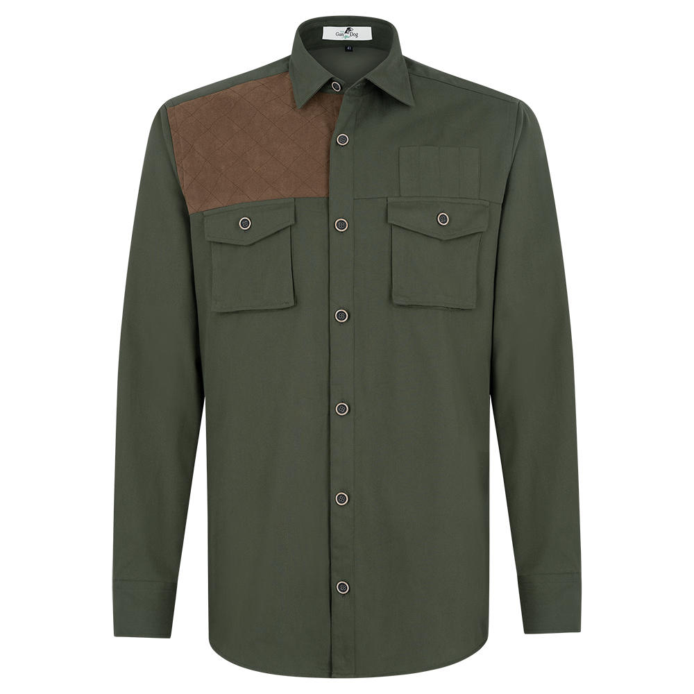 Men’s Safari Shirt, Cotton Twill