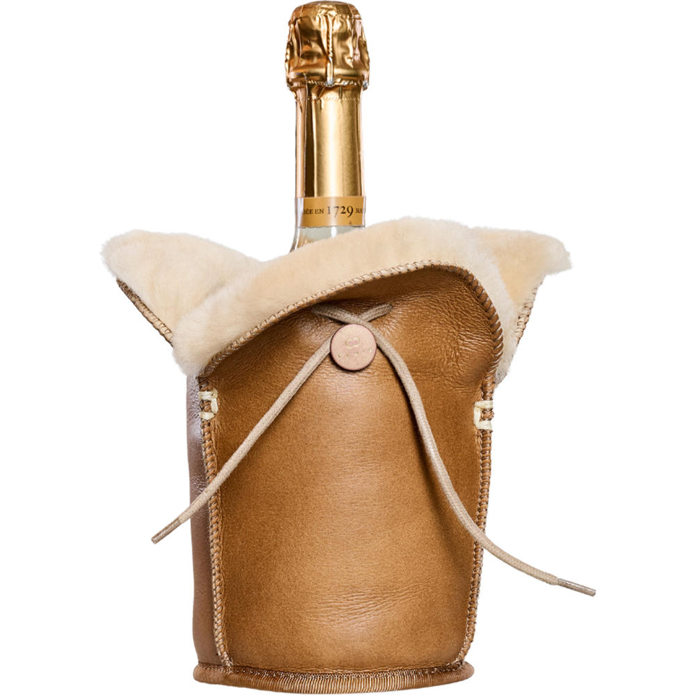 Lammfell Champagner-Kühler XL, Nappa