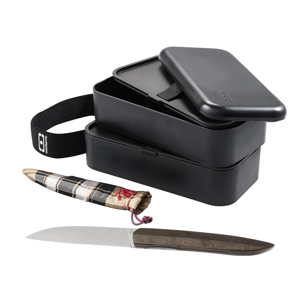 Roland Lannier »Why so serious?« Klappmesser, Fat Carbon gold