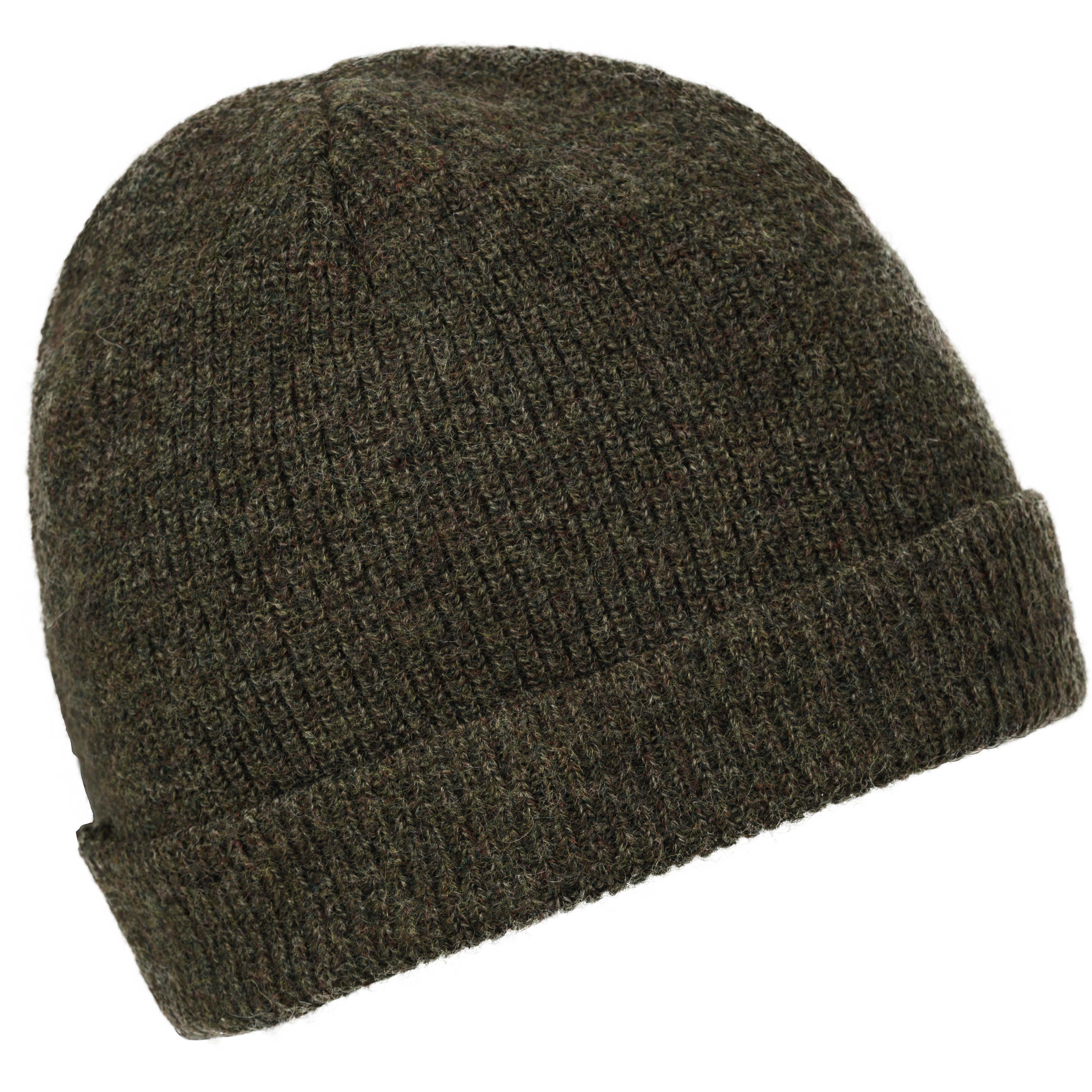 Bonnet tricoté Mufflon » Ice Cap «, vert forêt